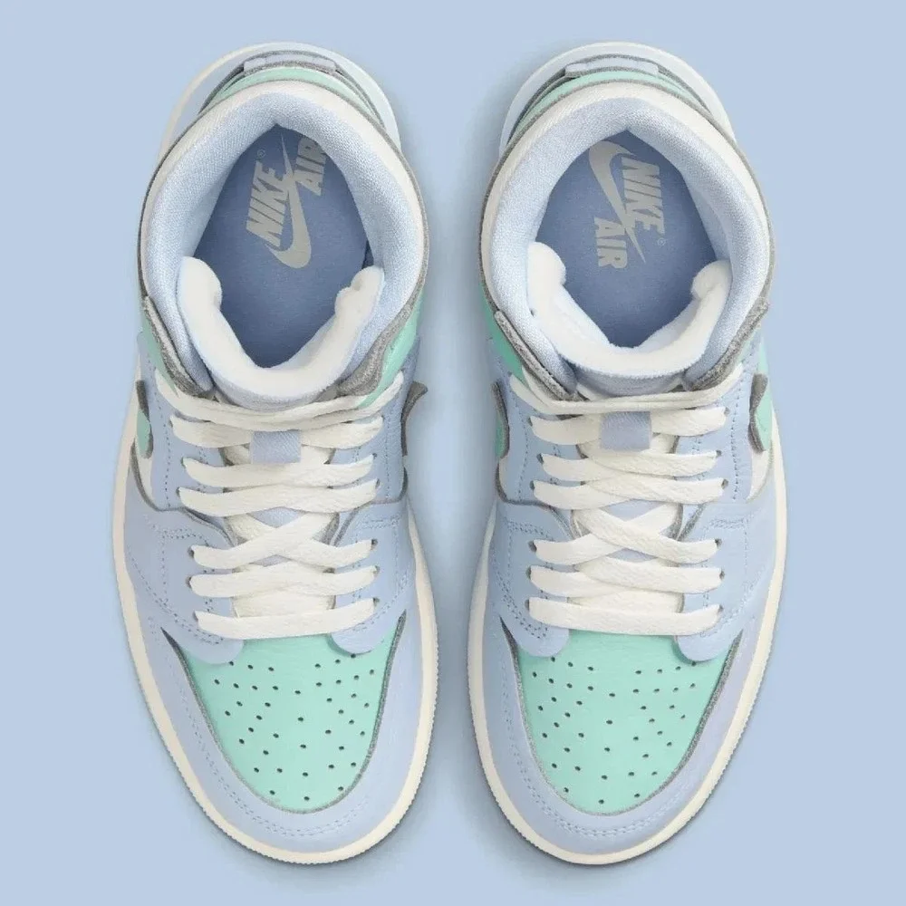 Nike Air Jordan 1 High Method of Make Hydrogen Blue/LightDew Women Size 7.5 NWOB